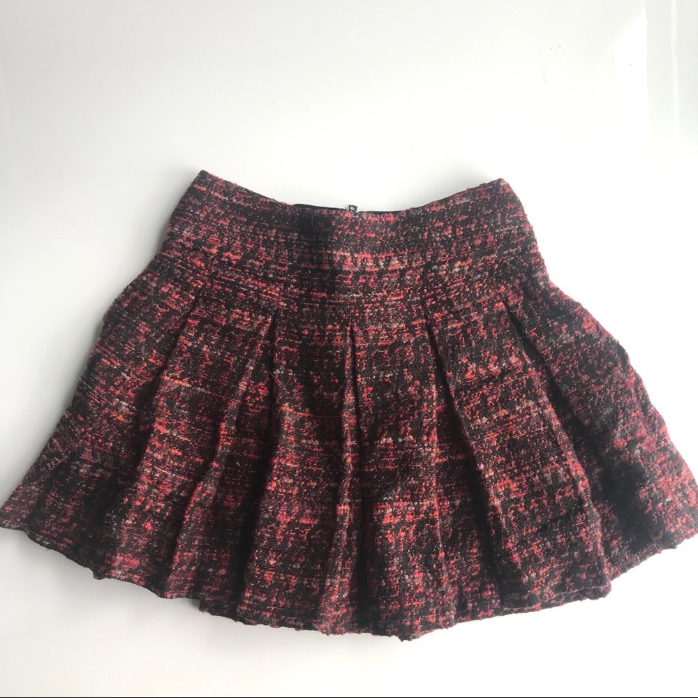 Alice + Olivia Pleated Mini Skirt